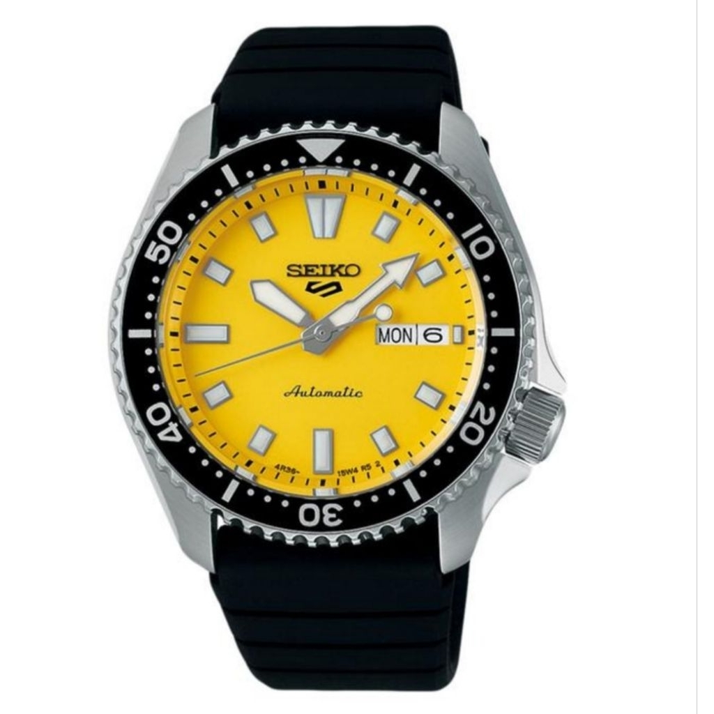 Jam Tangan Seiko 5 Sports SRPL87K1 SKX series Movement Mechanical - Yellow