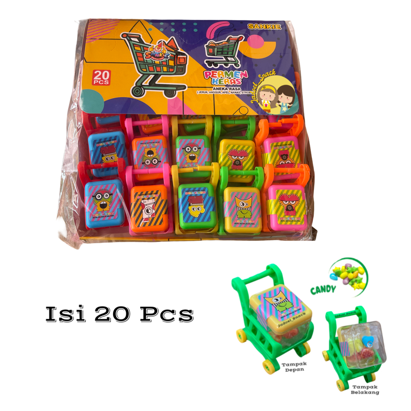 

GROSIR - Permen Mainan Sankie 20 X 10 Gr Troli/Pesawat/Es Krim I Camilan Anak Unik & Lucu By Jadoel_Snack