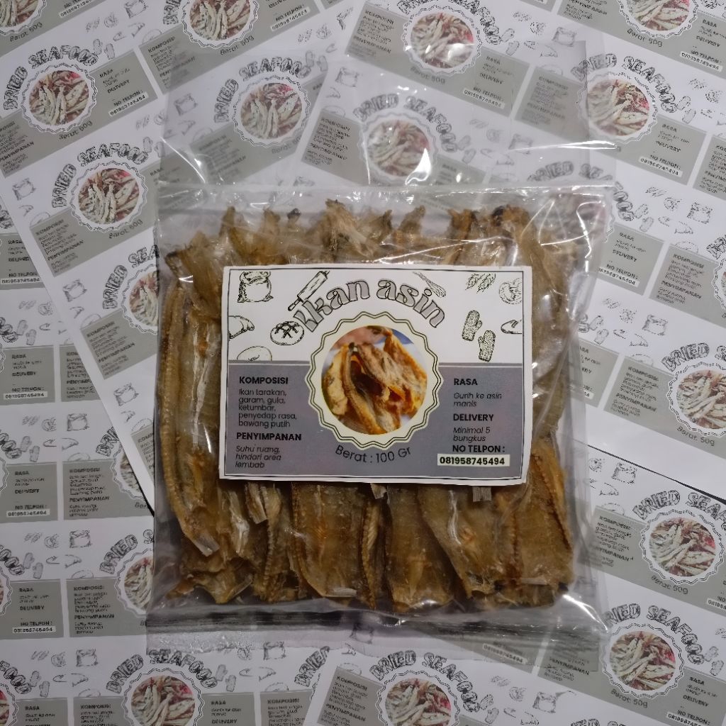 

ikan asin tipis belah tawar kerupuk / keripik ikan IKAN ASIN BLOSO LAUT KHAS JAWA TENGAH 50 GRAM