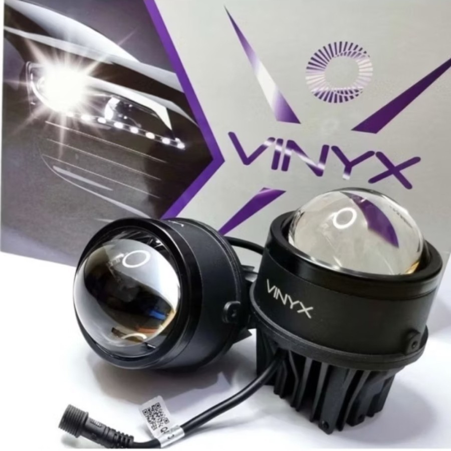 LAMPU FOGLAMP VINYX Q4 FOGLAMP BILED Q4 VINYX Q4 3WARNA Q4 1WARNA UNIVERSAL