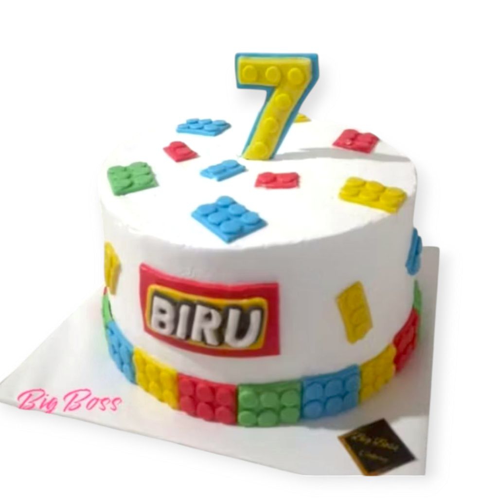 

LEGO BUTTERCREAM CAKE