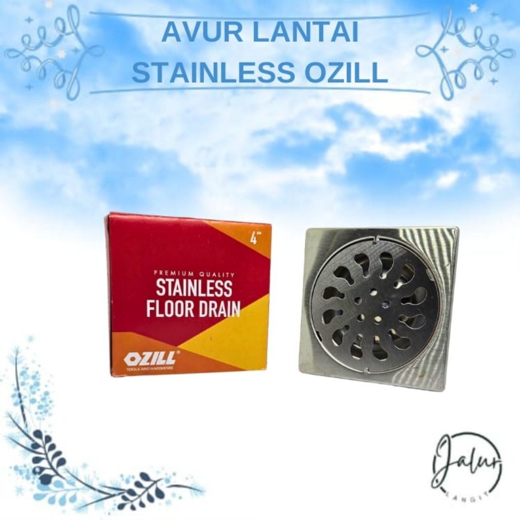 SARINGAN GOT AVUR LANTAI STAINLESS