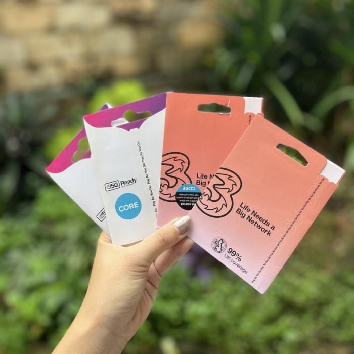 Sim Card Fisik ESIM Nomor Handphone Luar Negeri / Internasional - ESIM