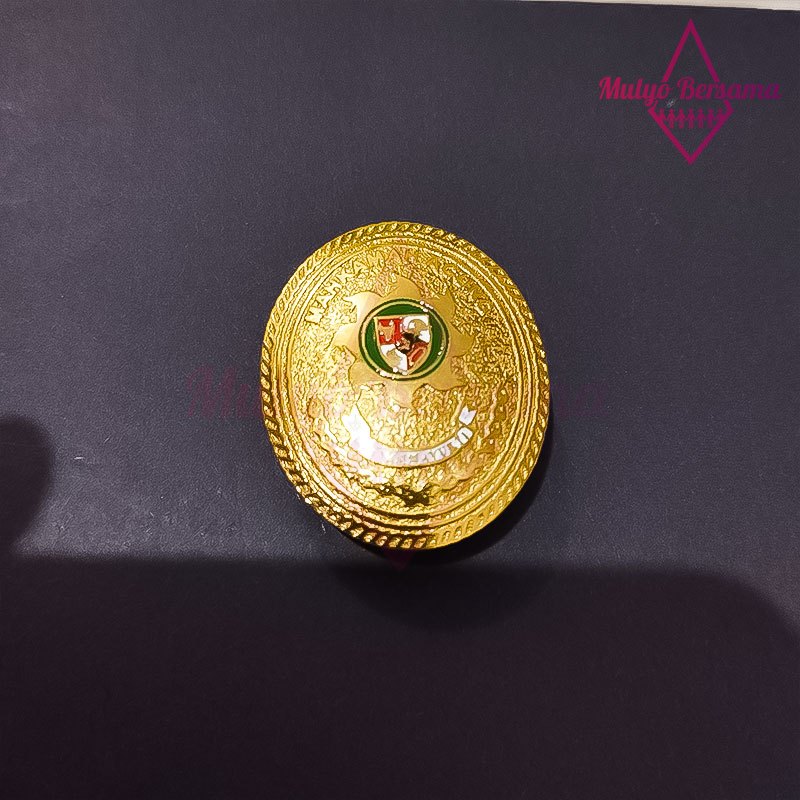 Lencana Pin Logo Mahkamah Agung Oval Pin MA Pin Mahkamah Agung - Mulyo Bersama