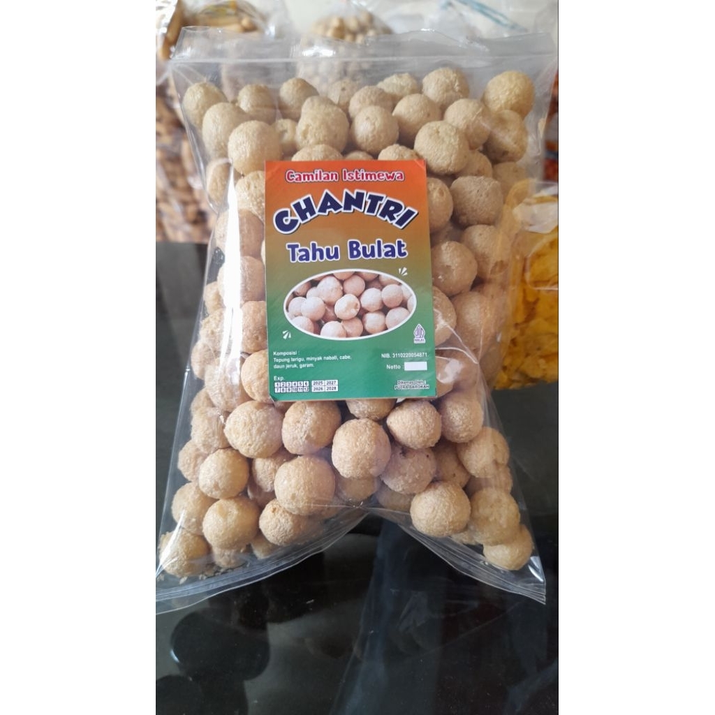 

Camilan Kerupuk Tahu Bulat Original 200gr CHANTRI