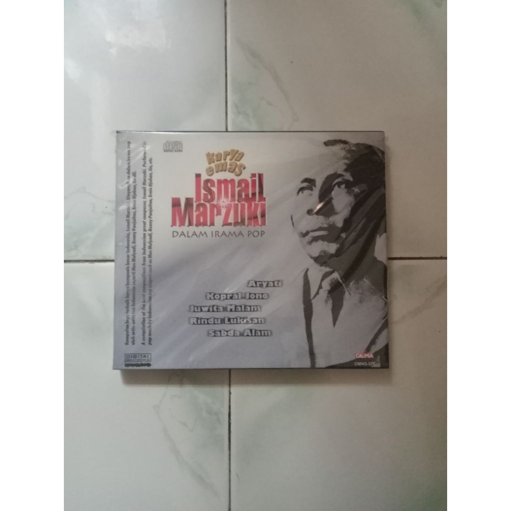 CD musik Kaset musik ori Ismail Marzuki karya emas Ismail Marzuki dalam irama pop