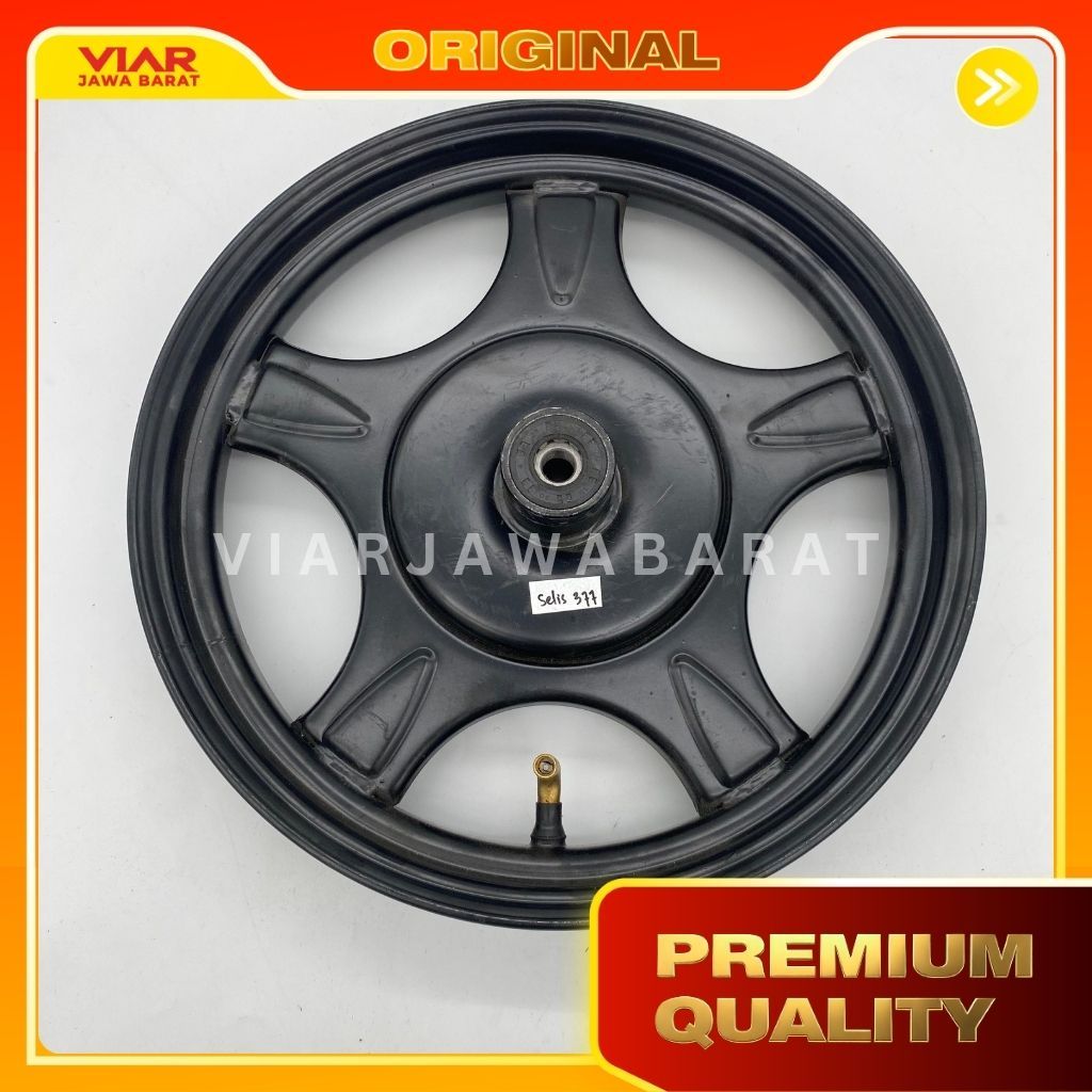 VELG DEPAN SEPEDA LISTRIK UWINFLY M60 / SELIS377 - ORIGINAL 100% - SPAREPART SEPEDA LISTRIK