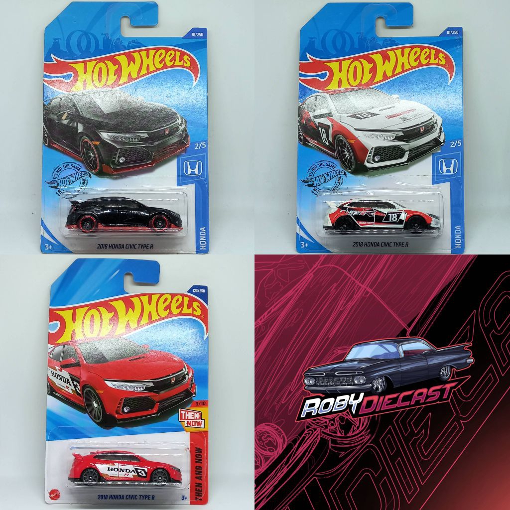 Hot Wheels 2018 Honda Civic Type R