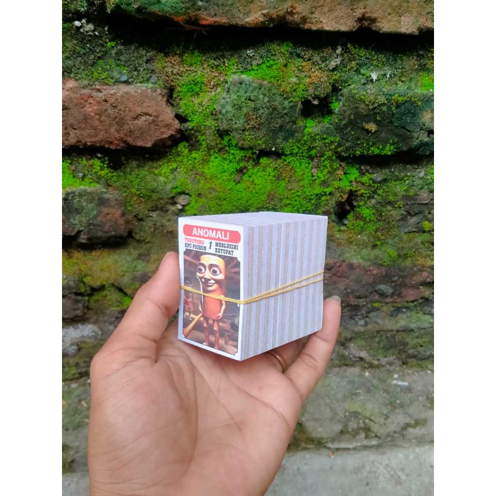 1 IKAT ISI 320 LEMBAR KARTU KWARTED ANOMALI / KARTU UMBULAN MOTIF ANOMALI / KWARTET ANOMALI