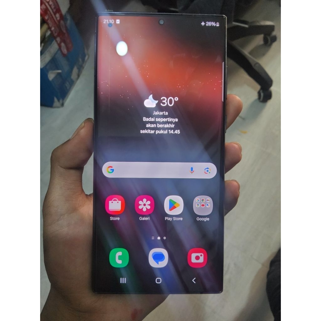 LCD SAMSUNG S22 ULTRA 100% ORI COPOTAN MINUS GARIS BAYANG DAN TOMPEL