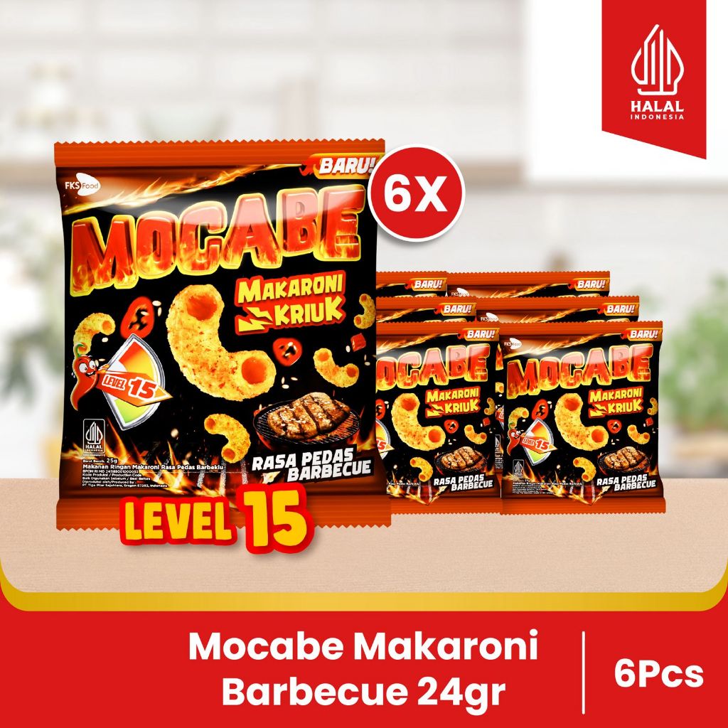 

Paket Bundling - Macaroni Mocabe - Barbecue - 24gr - 6pcs