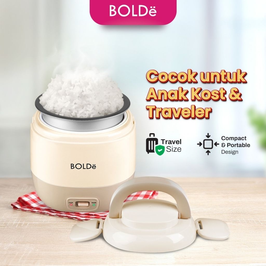 Rice Cooker Mini Bolde Supercook Mini 0.3 L Rice Cooker Portable