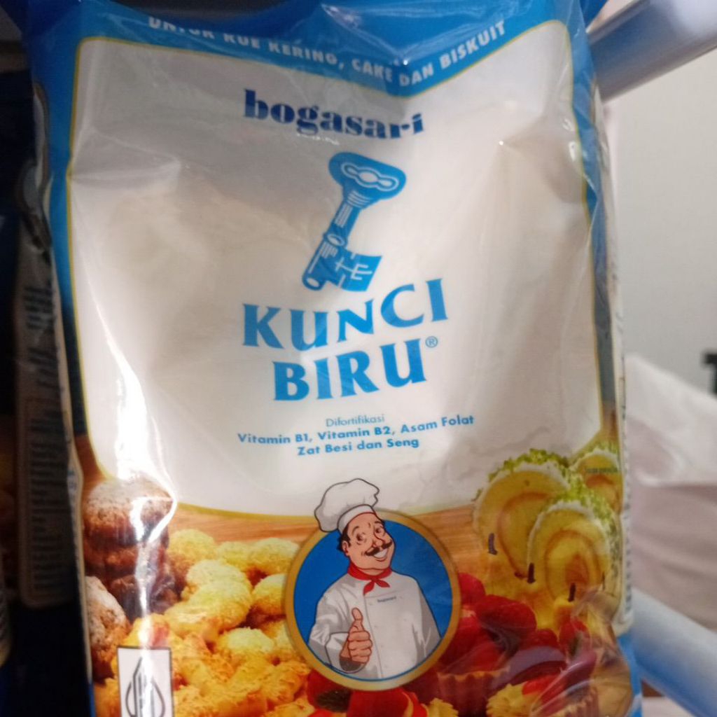 

tepung kunci biru protein rendah