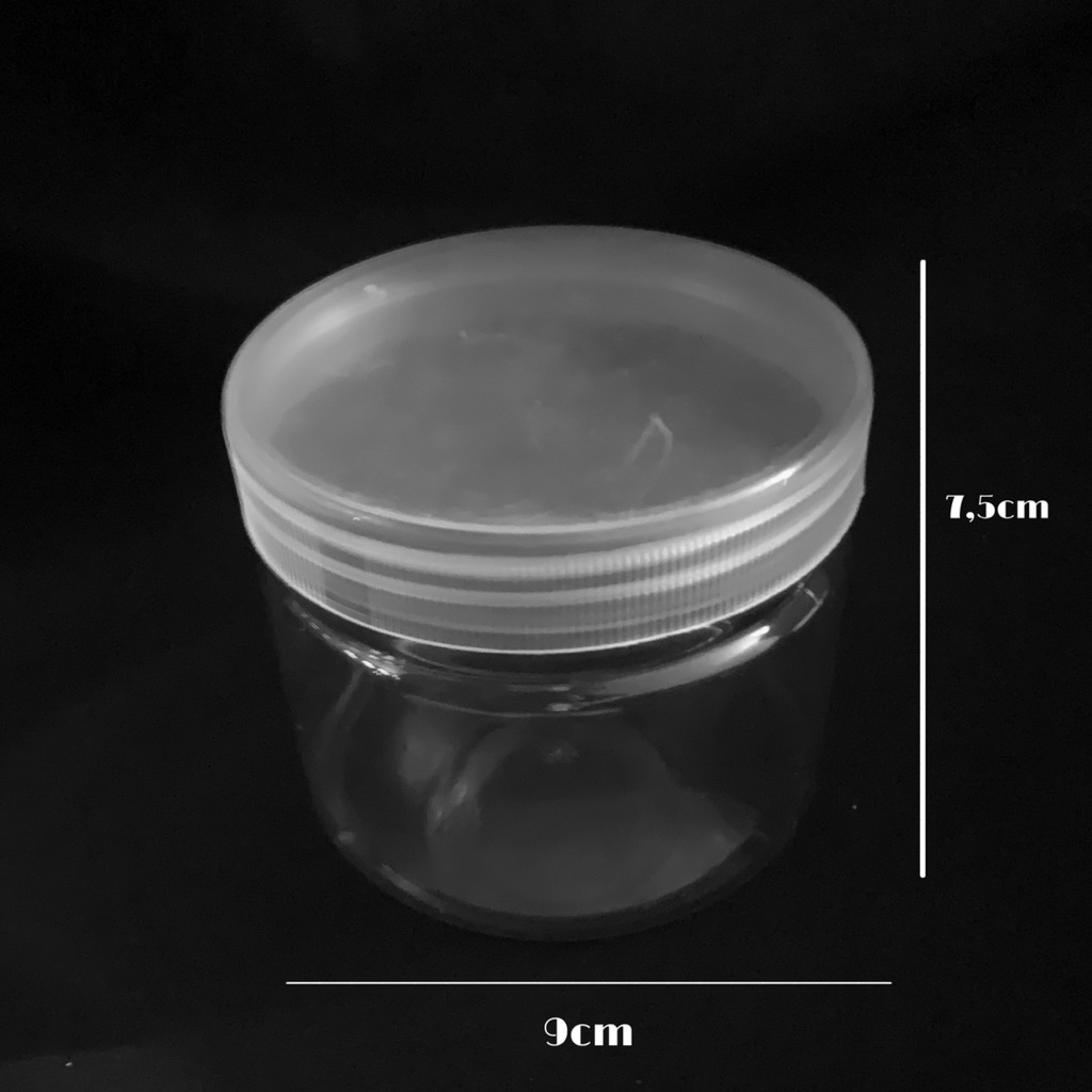 Toples jar 400ml plastik bening