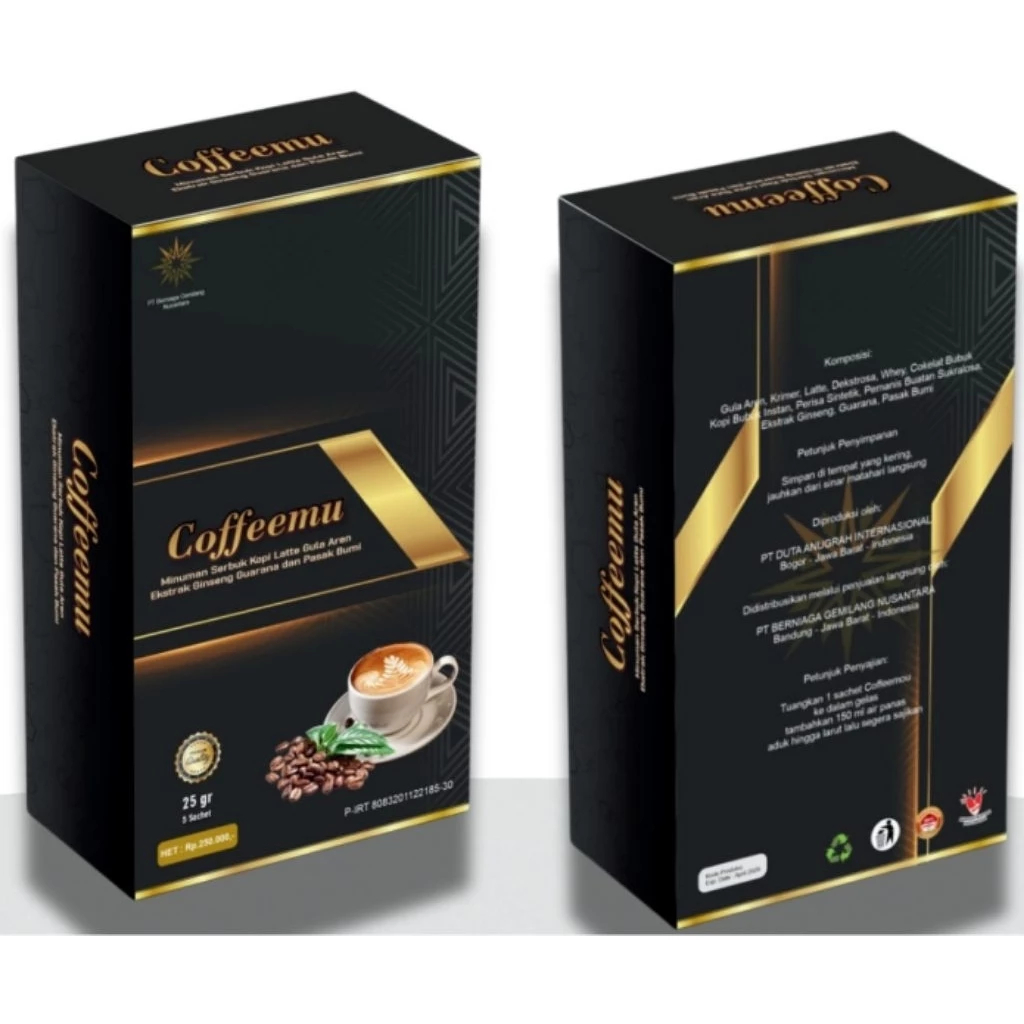 

CoffeeMu Original 1 Box isi 5 Sachet @25gr/Sachet