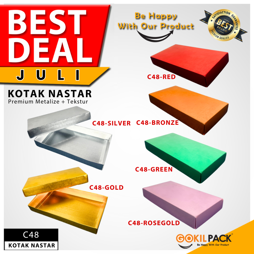 

Box Coklat / Kotak Kue Nastar Mika/ Box Kado Hampers / BoxHologram Souvenir/ C48