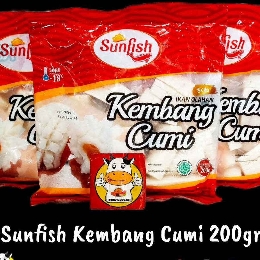 

SUNFISH KEMBANG CUMI 200GR-FROZEN FOOD-BRONTZ JOGJA