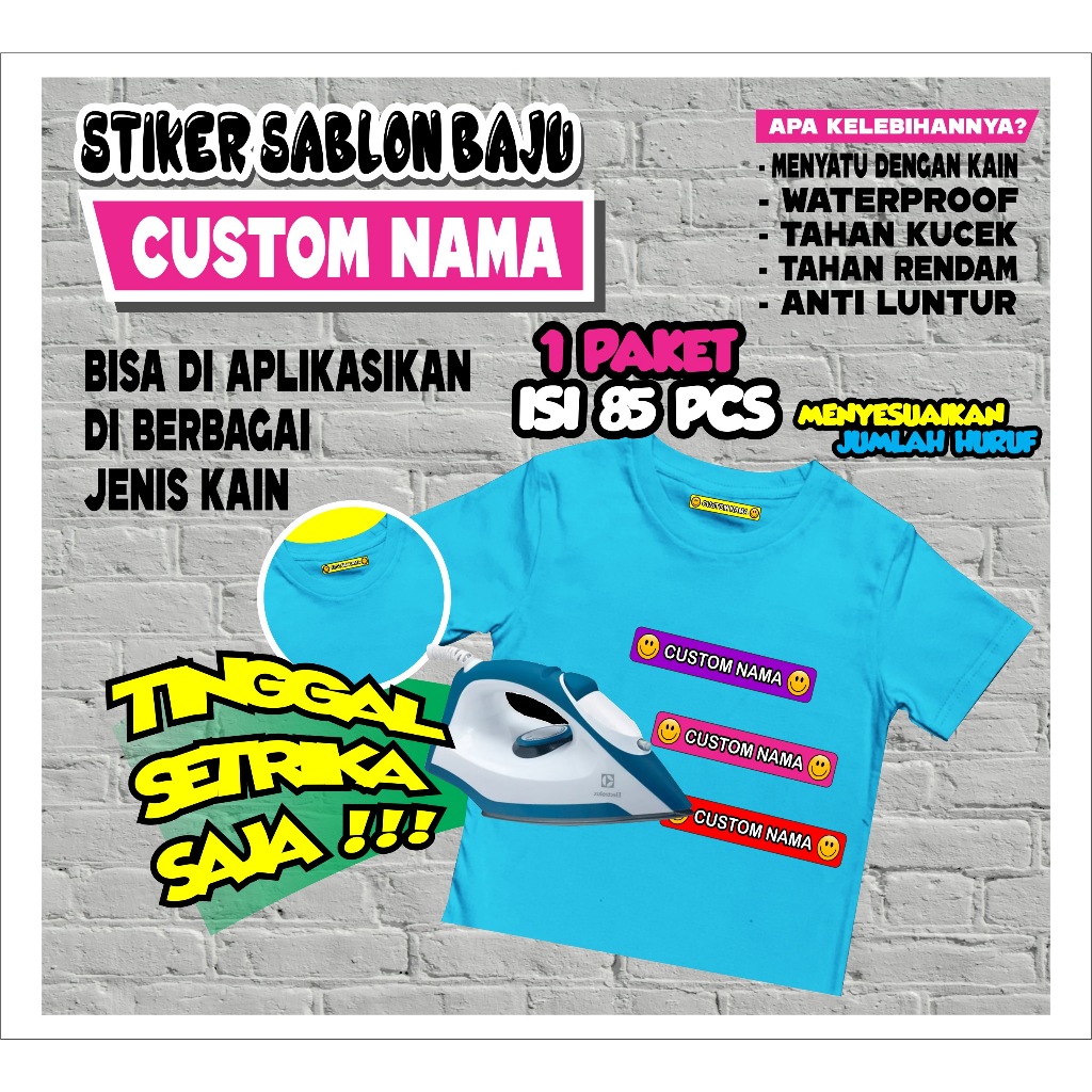 

STIKER SABLON BAJU CUSTOM