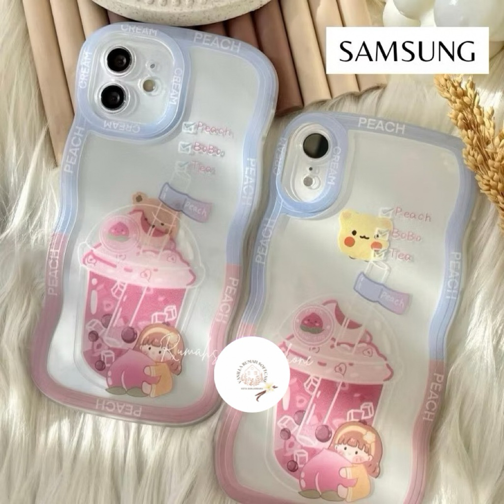 CASE GELCY BOBA FOR SAMSUNG A05 A05S A34 A54 A24 A14 A04S A13 5G A32 5G A13 4G A23 A53 5G A32 4G A51