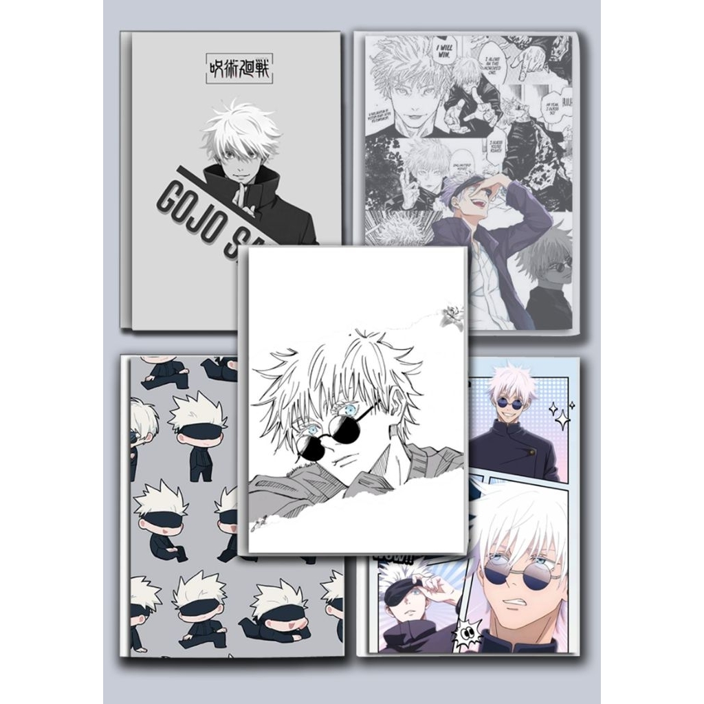 

Buku custom (Gojo Satoru) 5pcs 38 lembar dengan kualitas kertas Sidu