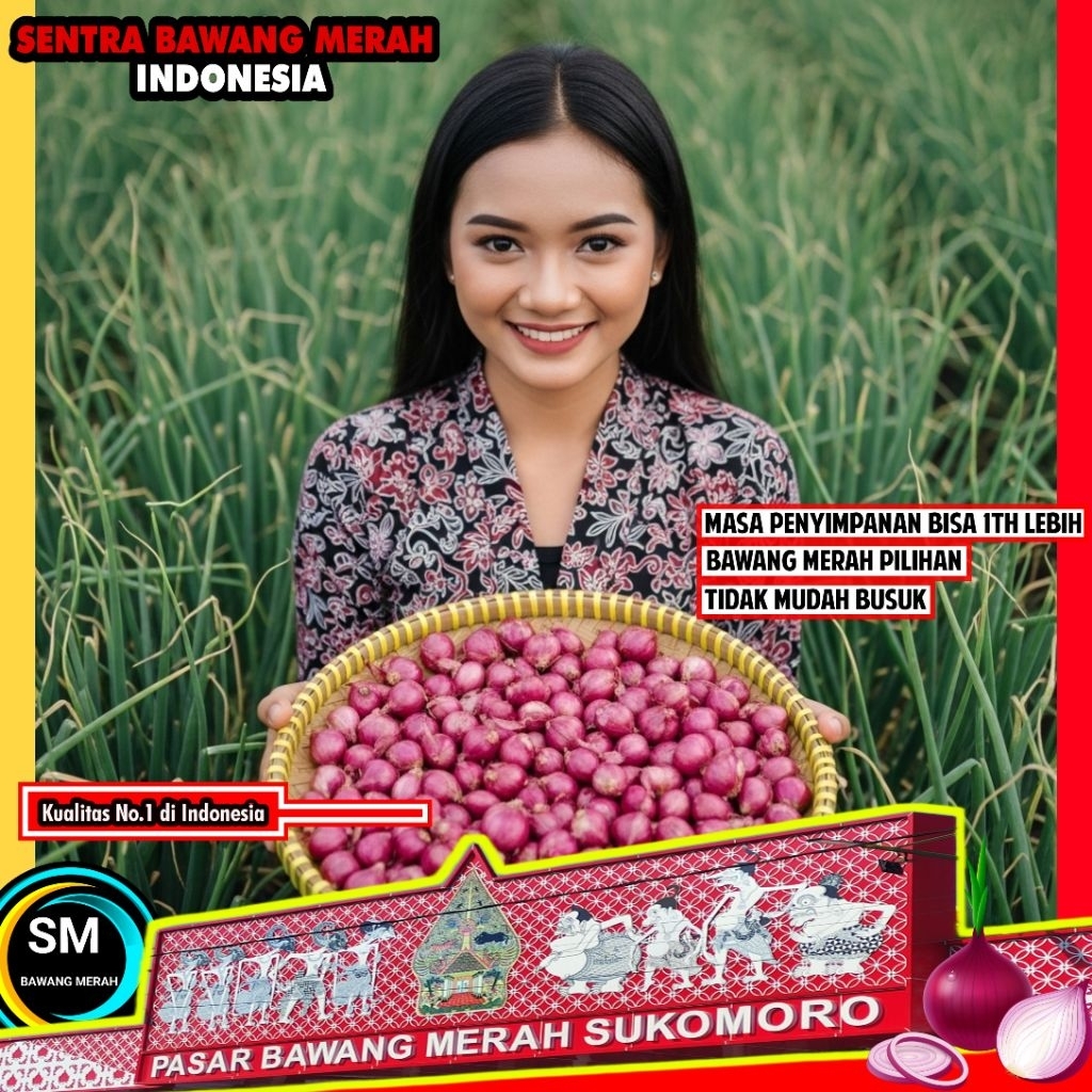 

BAWANG MERAH ASLI NGANJUK SUKOMORO 1 KG