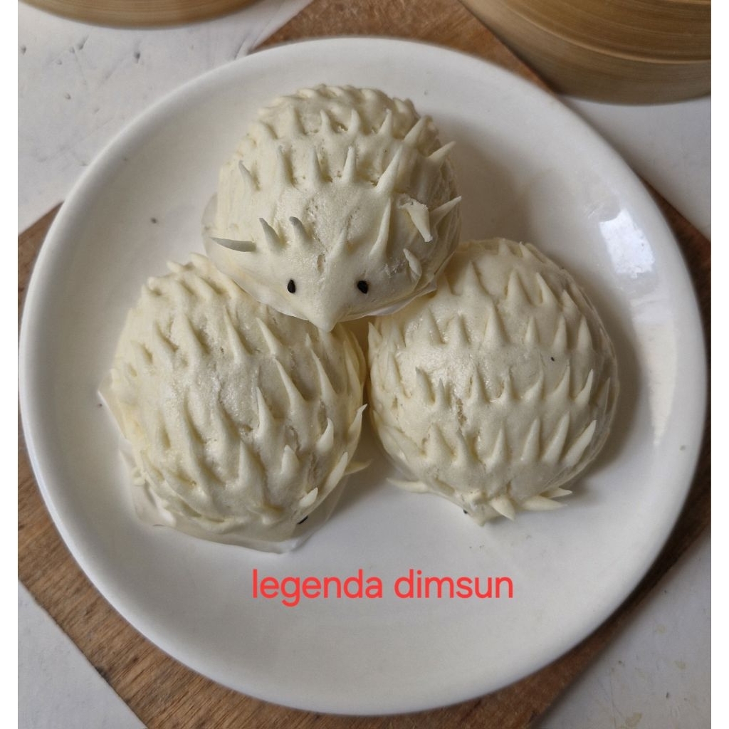 

Bakpao Bentuk Landak Isi srikaya/Bakpao Srikaya Frozen