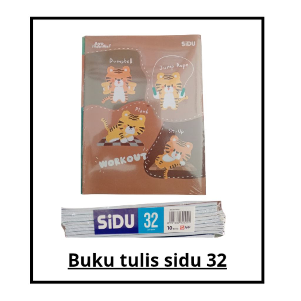 

Buku tulis murah Sidu 32 per pack