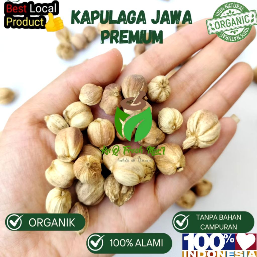 

Kapulaga kering 100gr kapolaga jawa cardamom rempah berkualitas