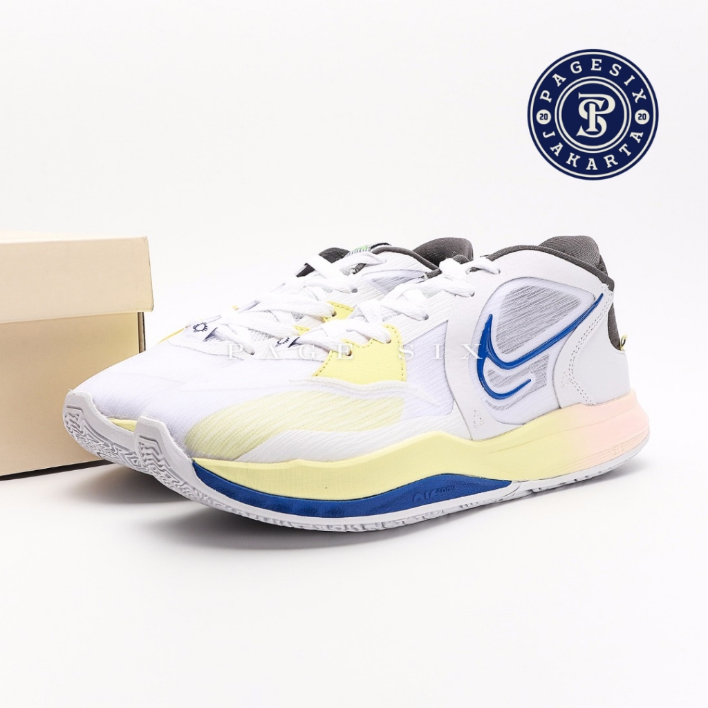 SIZE 46 READY STOCK - Nike Kyrie Low 5 EP White Game Royal (Butterfly Effect) (V) (Sepatu Basket / B