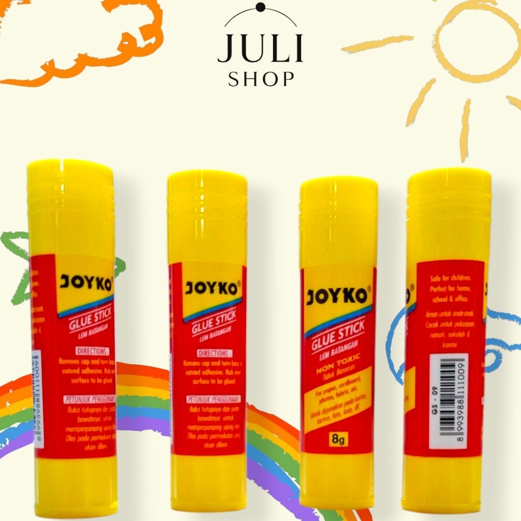 

Lem Stik Joyko GS-09 8g / Lem Kering/Glue Stick/Lem Kertas