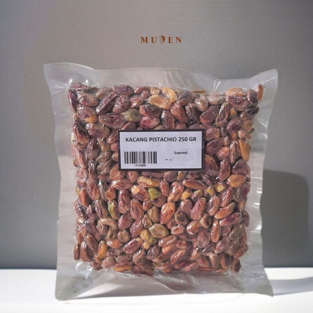 

RAW PISTACHIO NO SHELL 250 GR