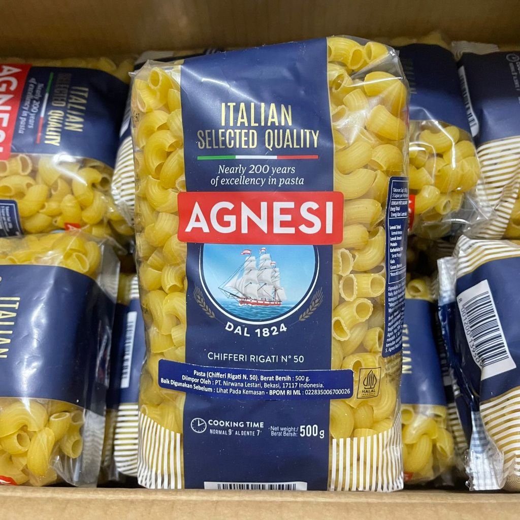 

Agnesi Chifferi Rigati 500gr - Pasta Makaroni - sameday/instant only - rigati