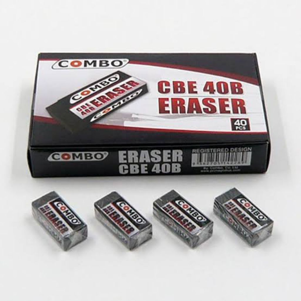 

stip / penghapus pensil karet combo eraser cbe yang aman untuk anak anak