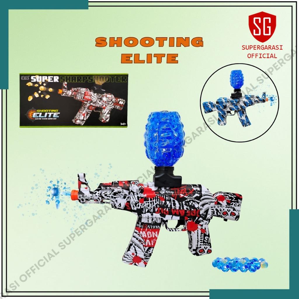 Tembakan Shooting Elite Super sharp shooter tembakan elektrik automatic mainan outdoor anak