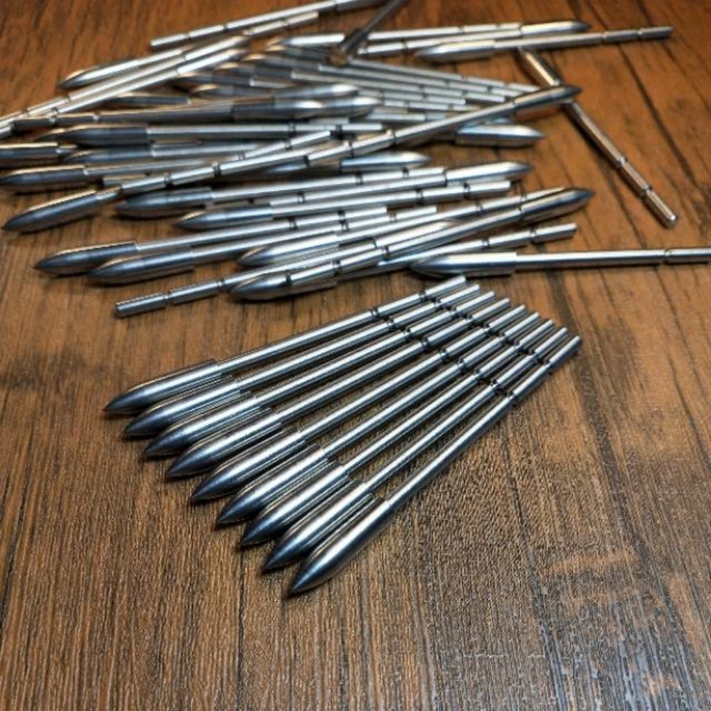 Musen X10 Arrow Tip - Point X10 Stainless Stell Olahraga Panahan