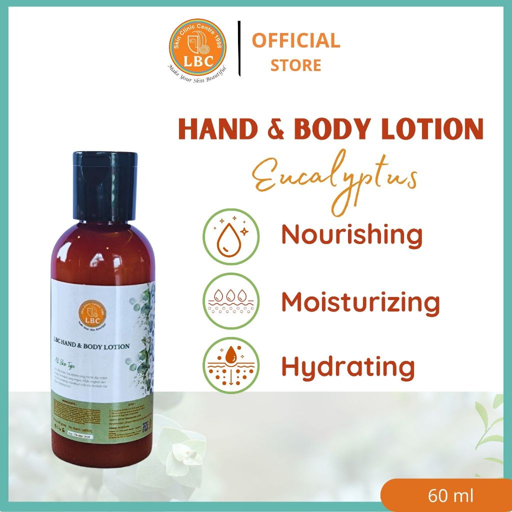 Travel size LBC Body Lotion 60  ml( Eucalyptus - Limited Edition)
