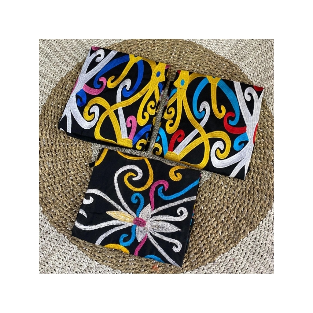 ROK LILIT BORDIR KHAS KALIMANTAN - ROK LILIT KATUN BORDIR