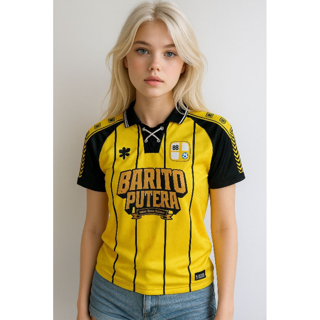 JERSEY BARITO PUTERA / CASUAL CLASSIC / RETRO VINTAGE