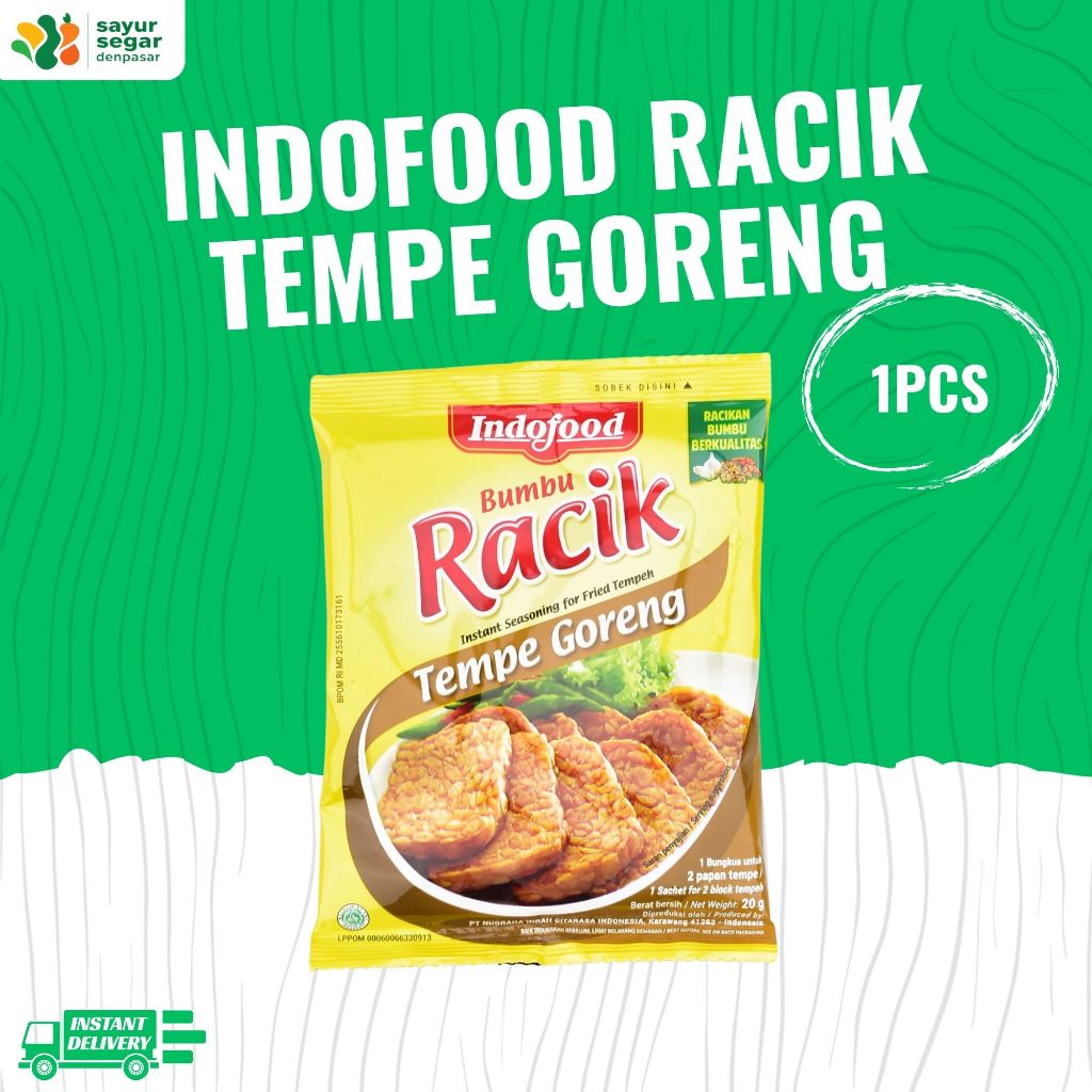 

Indofood Racik Tempe Goreng 1 pcs - Sayur Segar Denpasar