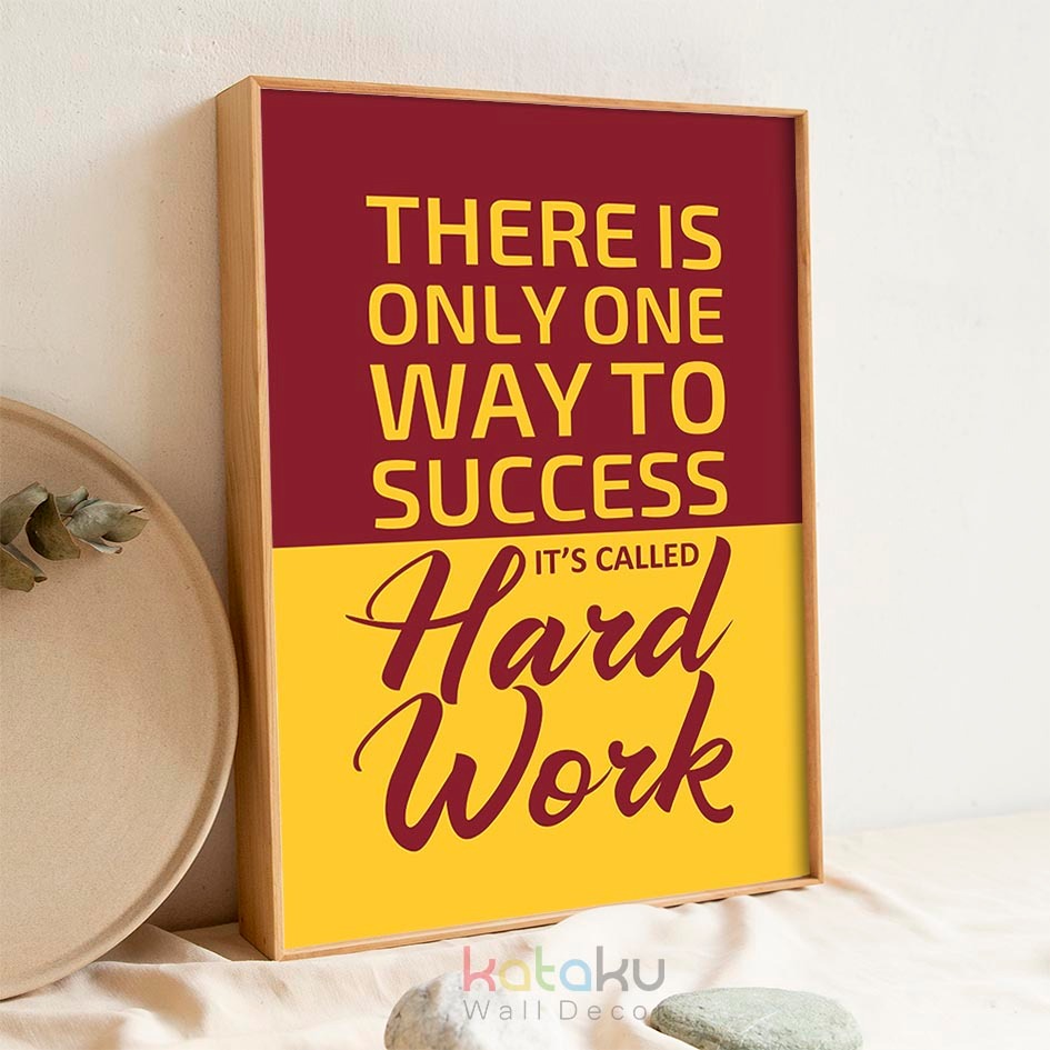 Pajangan Dinding Poster Motivasi Hiasan Dinding Dekorasi Ruang Kerja