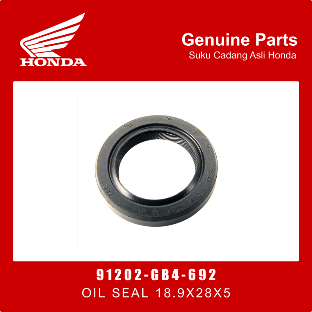 OIL SEAL 18.9 X 28 X 5 - REVO SUPRA | 91202-GB4-692 | OIL SEAL18.9X28X5 (91202GB4692) ORIGINAL AHM