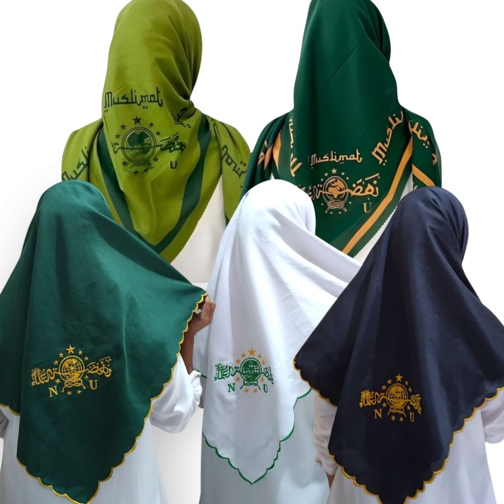Kerudung Jilbab Segi Empat Muslimat Nu & Fatayat Nu