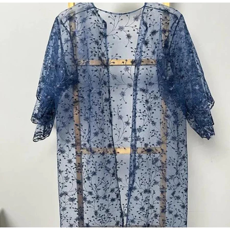 OUTER CARDIGAN BRUKAT/CARDIGAN KEBAYA BRUKAT MOTIF TILLE AKAR/CARDIGAN OUTER WANITA