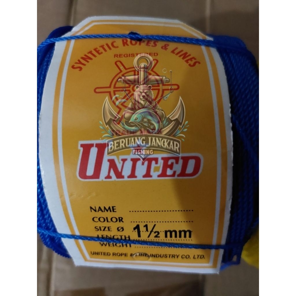 

Tali Tambang Ukuran 1½ mm Panjang ( Lebih kurang 120 Meter )