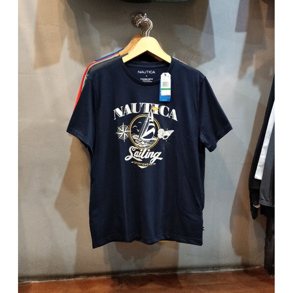 kaos Nautica sailing original size L