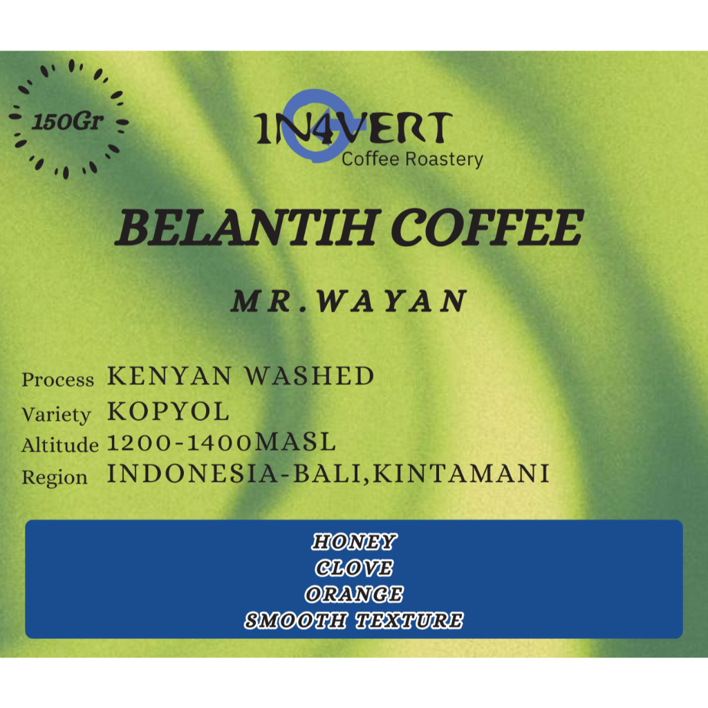 

Kopi Specialty Arabica -Bali Belantih KENYAN WASHED