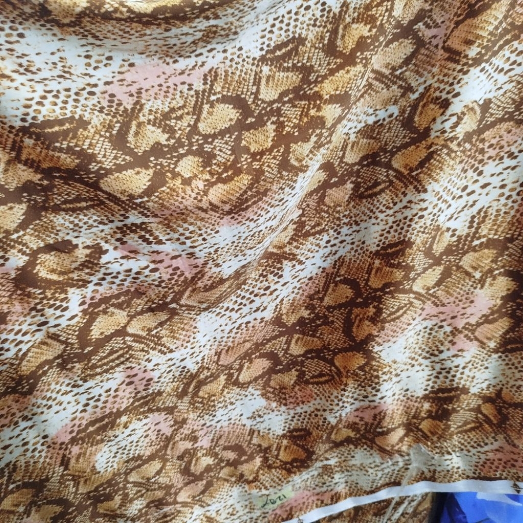 Bahan Satin Motif - Kain Saten Silk - Bahan Satin Silk Motif - Kain Kebaya - Kain Meteran - Bahan Sa