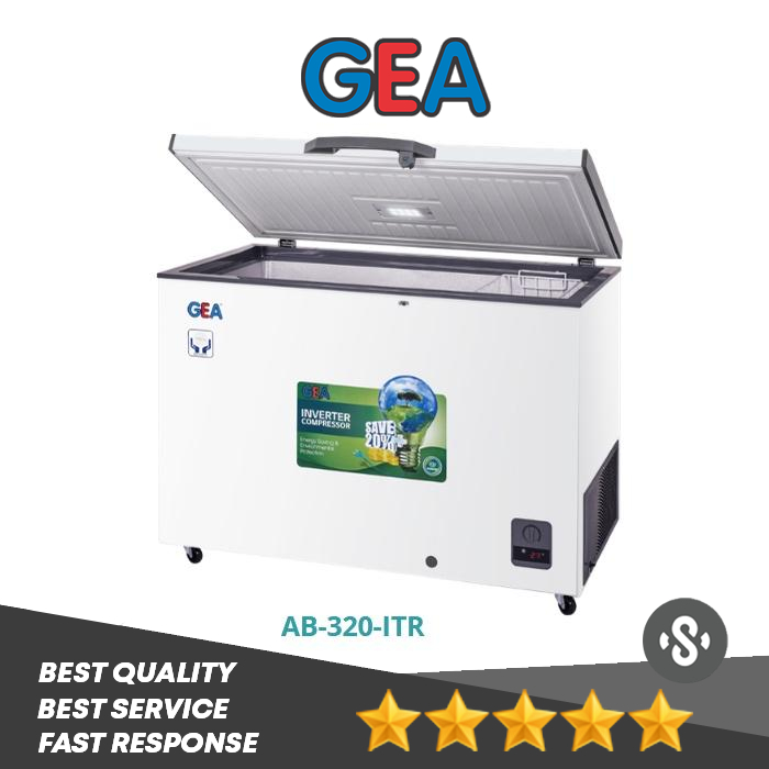 CHEST FREEZER GEA AB320ITR / Freezer Box Inverter Gea AB-320-ITR AB320