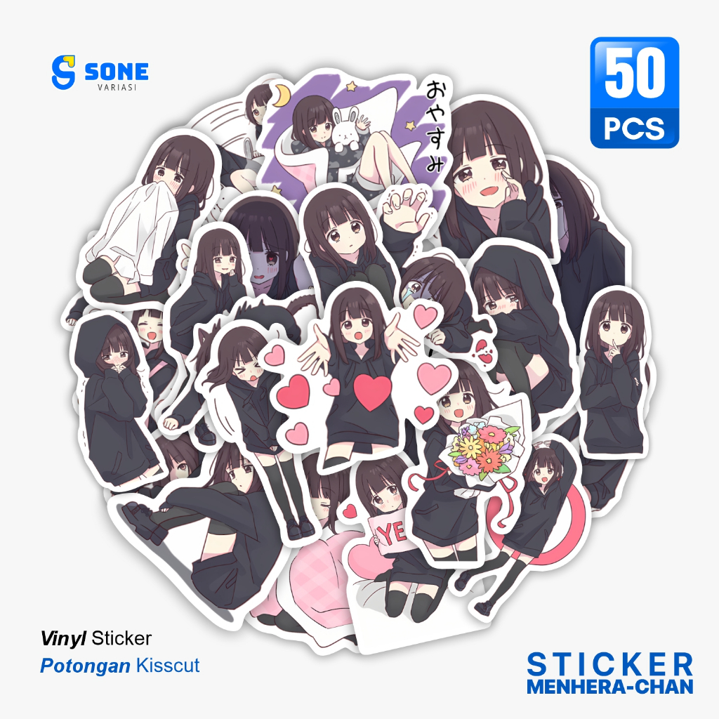 

Stiker MENHERA CHAN / Sticker ANIME Dekorasi Laptop Aesthetic Paper Vinyl Premium