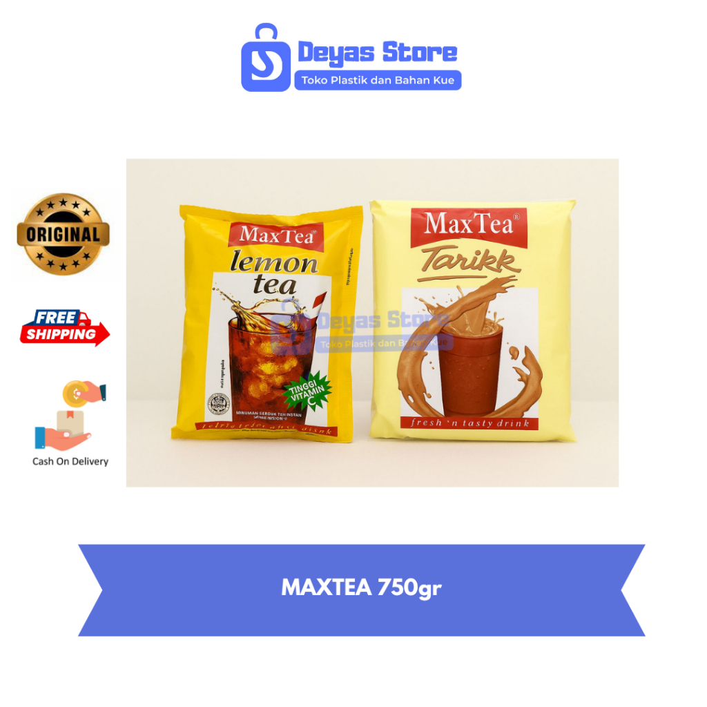 

MAXTEA TEH TARIK & LEMON TEA 750GR